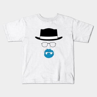 Heisenberg's blue goatee Kids T-Shirt